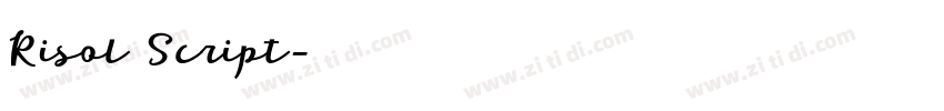 Risol Script字体转换